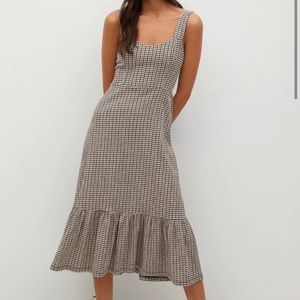 Mango Gingham Dress